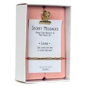 New View Clip Frame with Morse Code Bracelet- Love